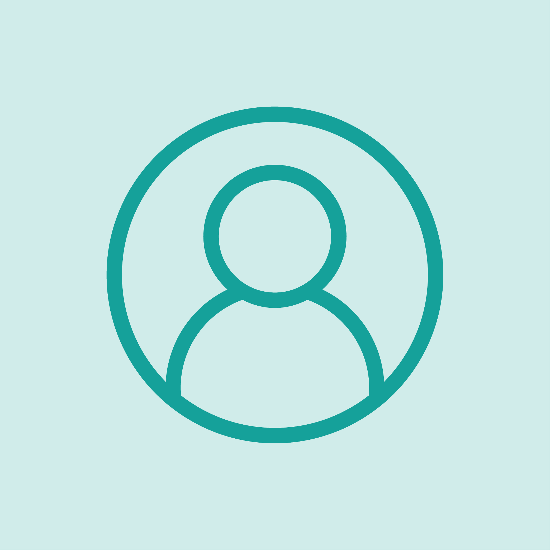 mitarbeiter in portrait icon